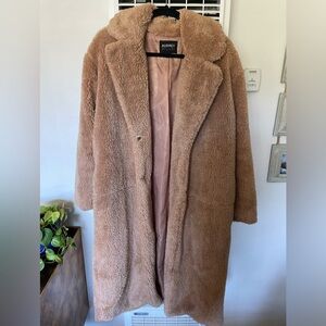 Audrey 3 +1 teddy trench. Size small